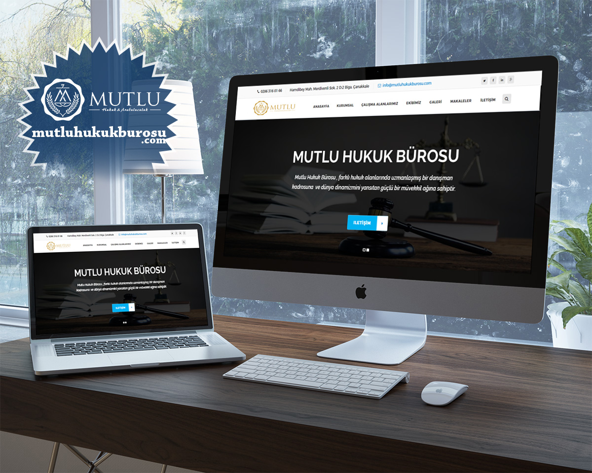 Mutlu Hukuk Bürosu Web Sitesi Yayında!